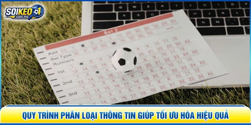 Quy trình phân loại thông tin giúp tối ưu hóa hiệu quả